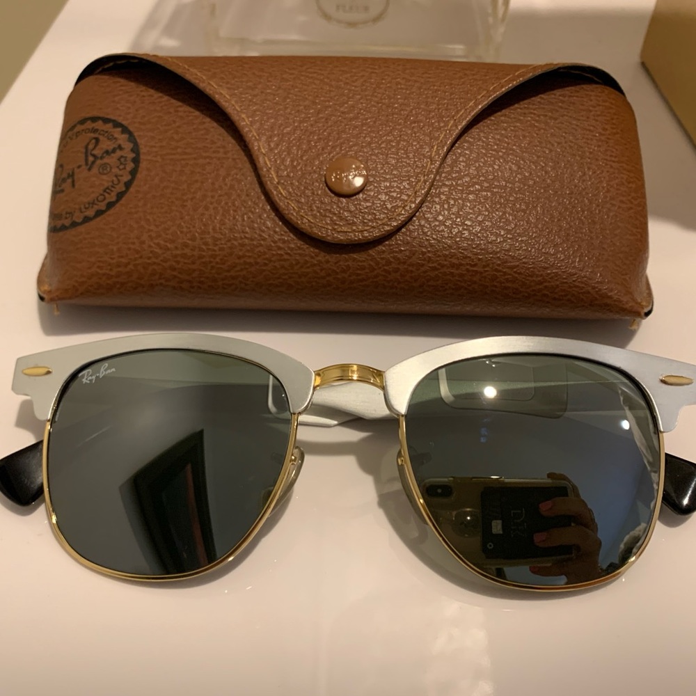 RB3507 Clubmaster Aluminum Ray-Ban Sunglasses